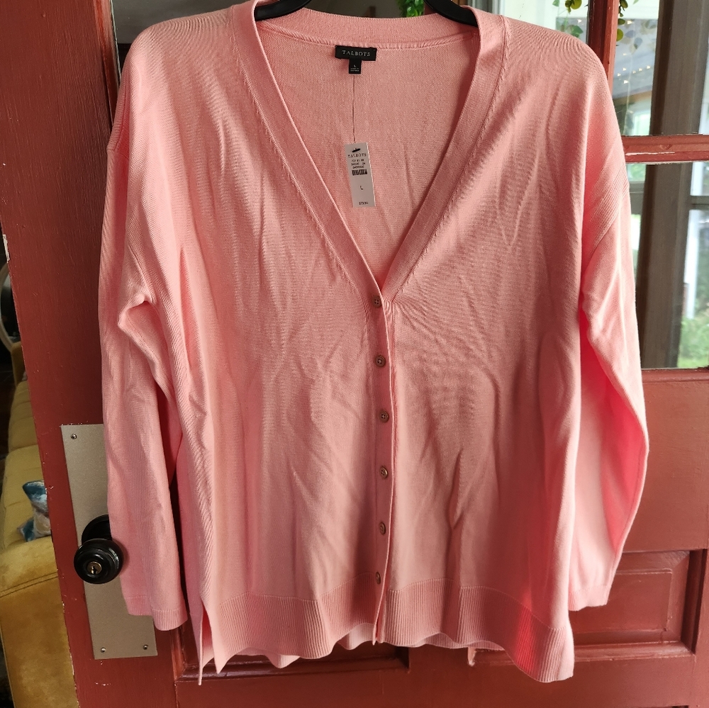 NWT Talbots Pink Sweater